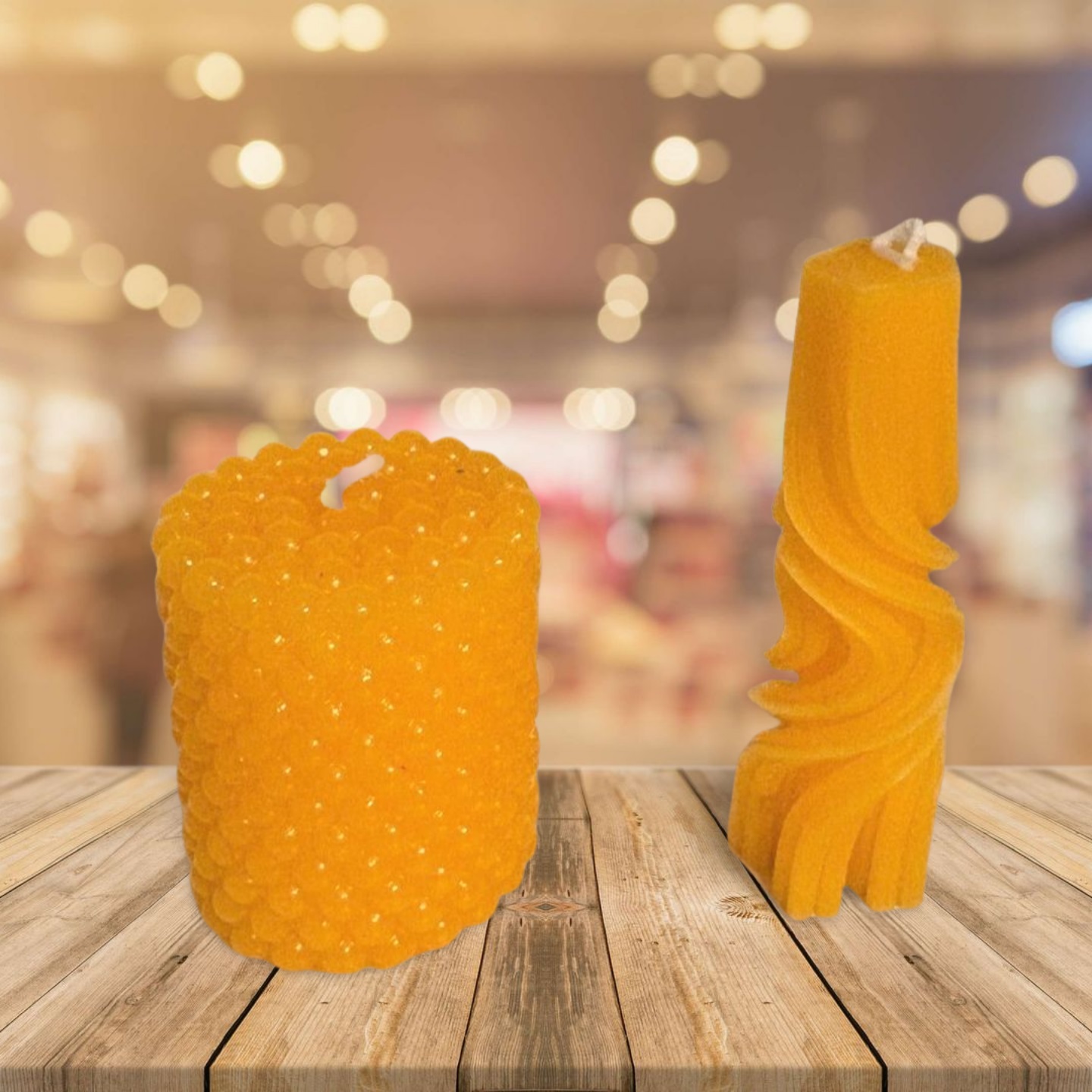 Beeswax Swirl Duo – Pure Natural Honey Glow